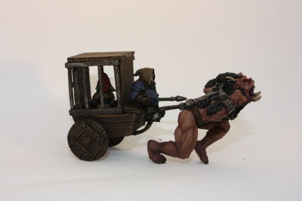 Ewal Dvergar - Evil Dwarfs Baggage Train Prison Cart