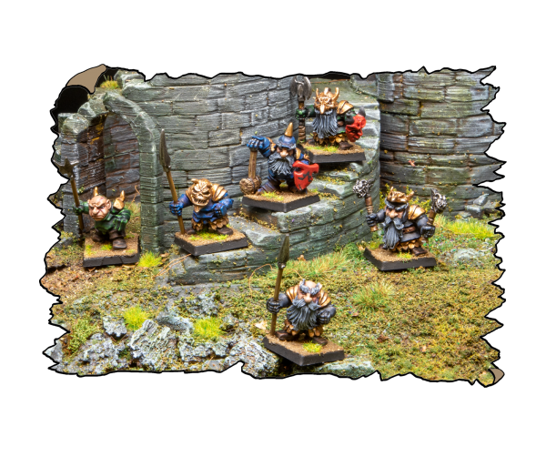 Ewal Dvergar - Evil Dwarfs Warriors Set 2 Handed Weapons