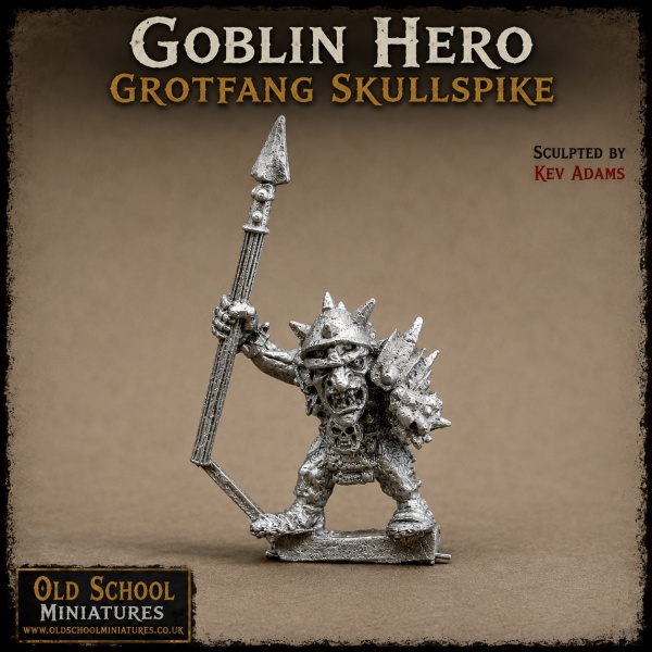 Goblin Warlord - Gan Green | Oldhammer 28mm Miniatures