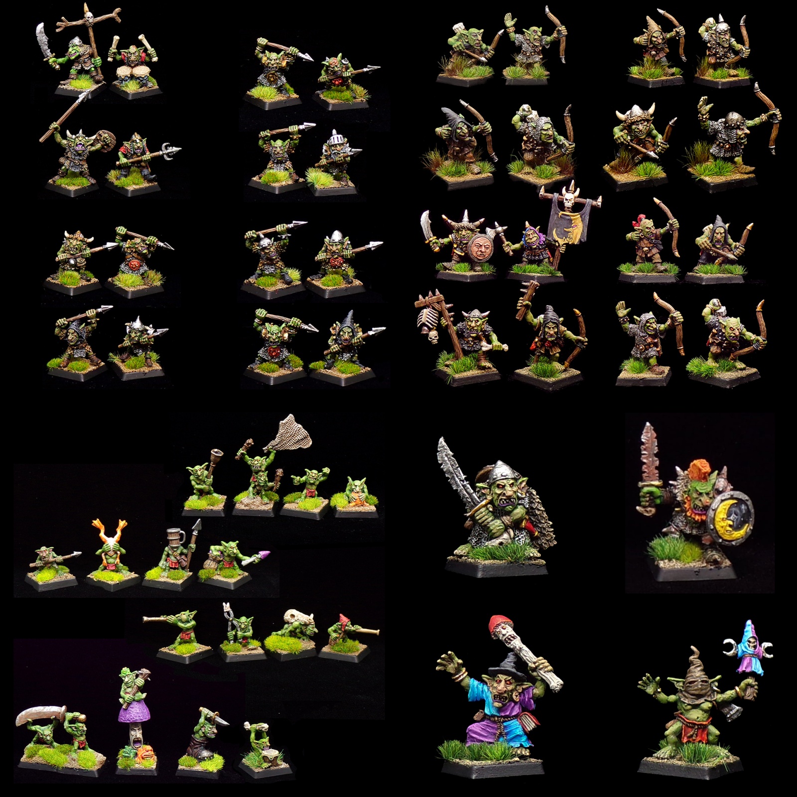 Figurine Gobelin Archer Warhammer - Métal - Pour Armée Orques & Gobelins - Occasion - Réf. P-00CST