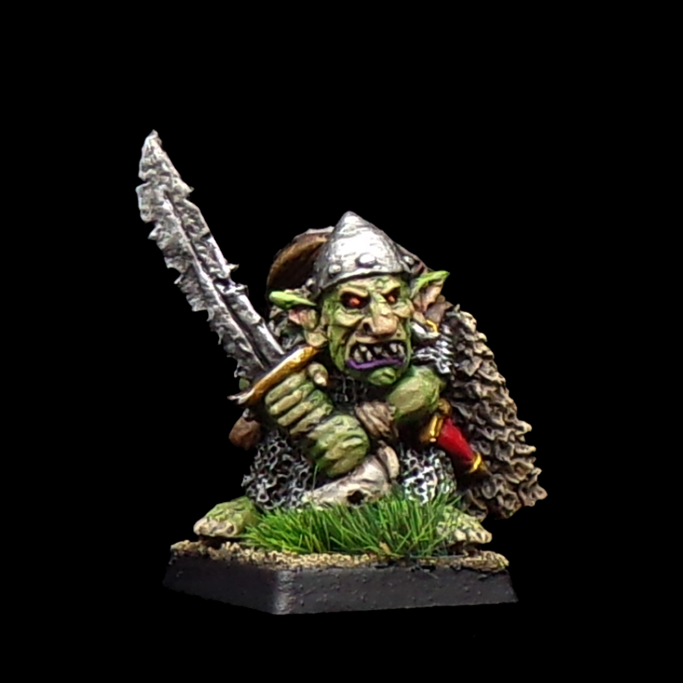 Goblin Warlord - Gan Green | Oldhammer 28mm Miniatures