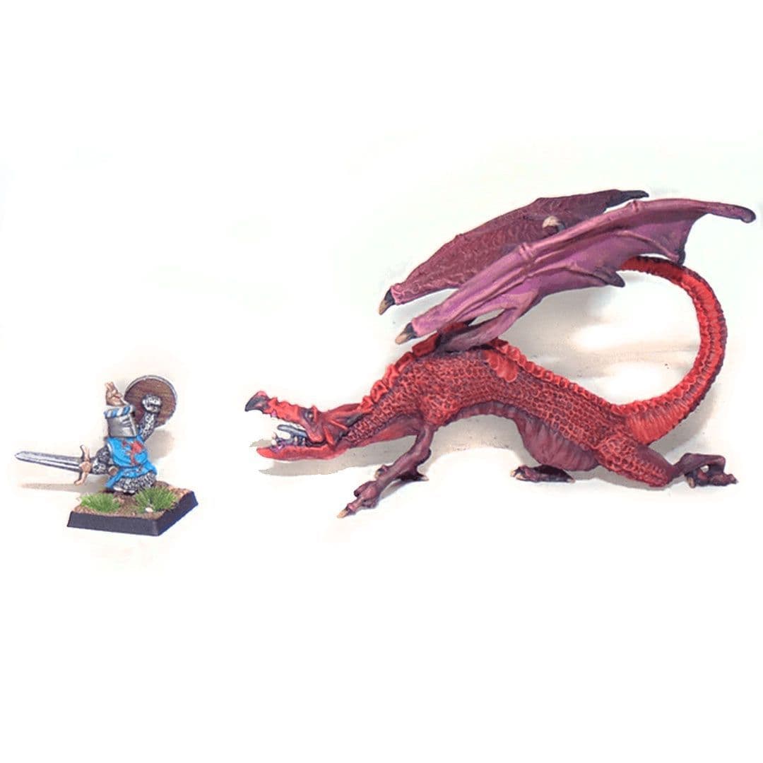 Gromfindor and the Brave Hero - Dragon and the Halfling Knight